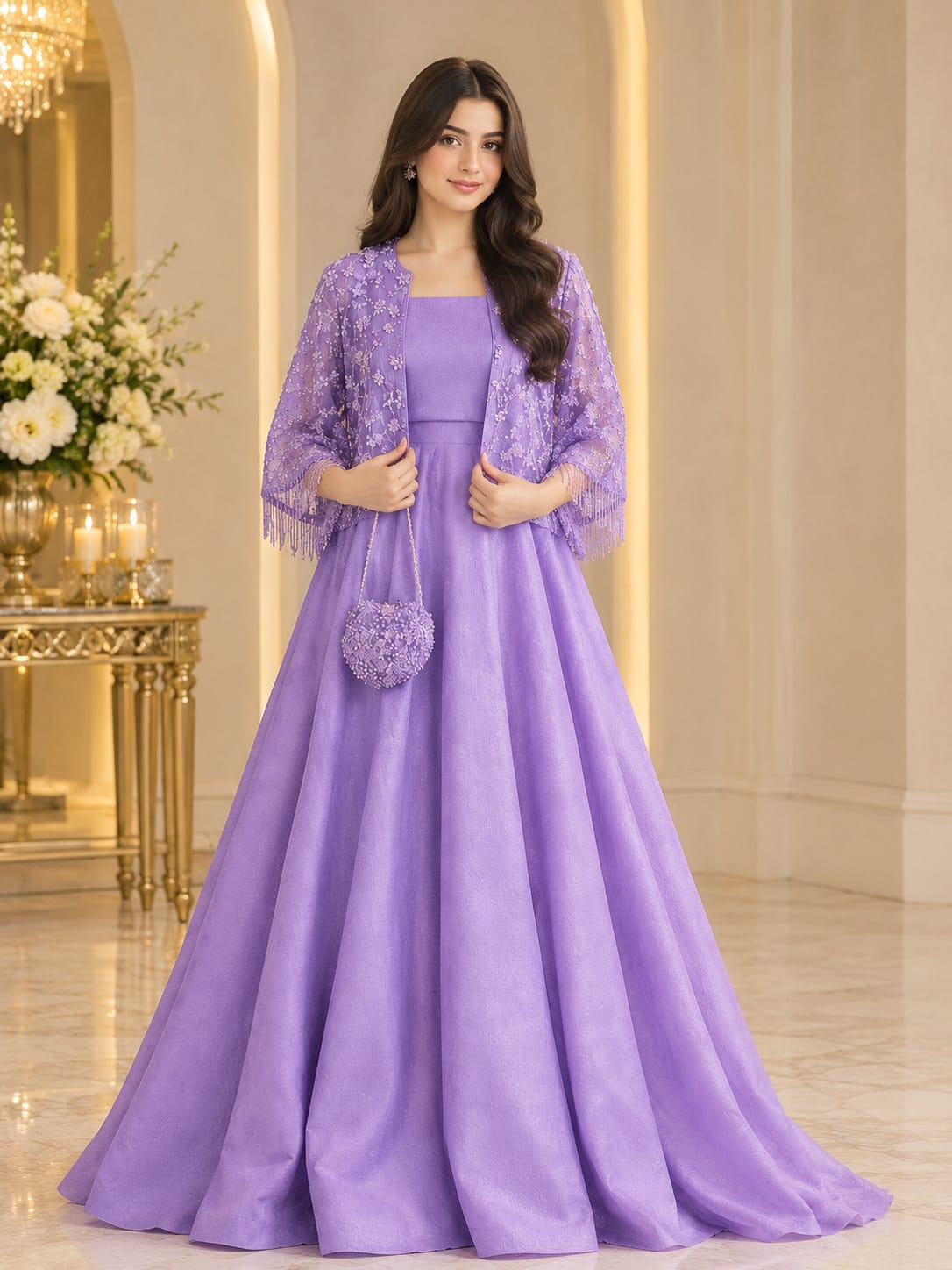 Lavender Elegance Gown