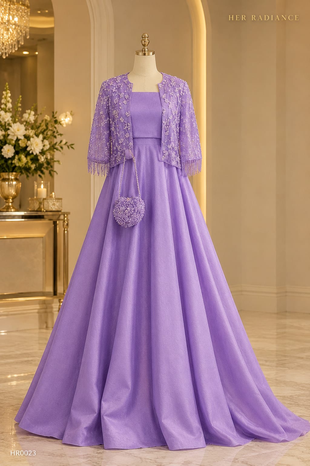 Lavender Elegance Gown