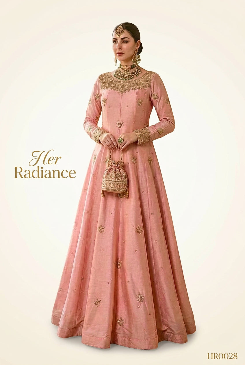 Dusty Pink Royal Peshwas